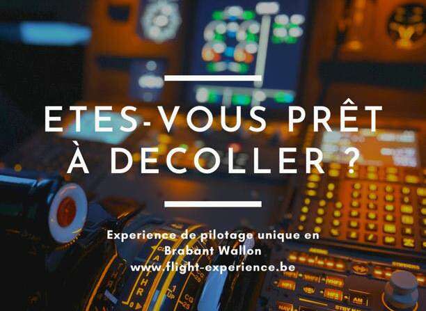 Simulateur de vol Flight Experience Nivelles