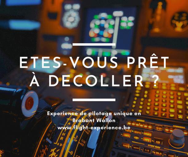 Simulateur de vol Flight Experience Nivelles