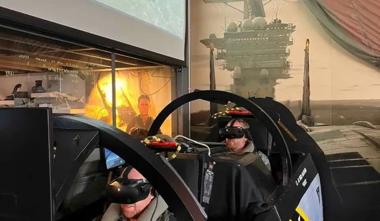 Simulateurs de vol avion de chasse F-14 Flight Experience Nivelles