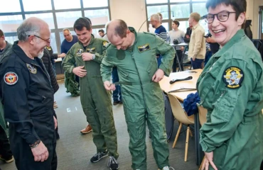 Groupe de collègues lors d'un team building