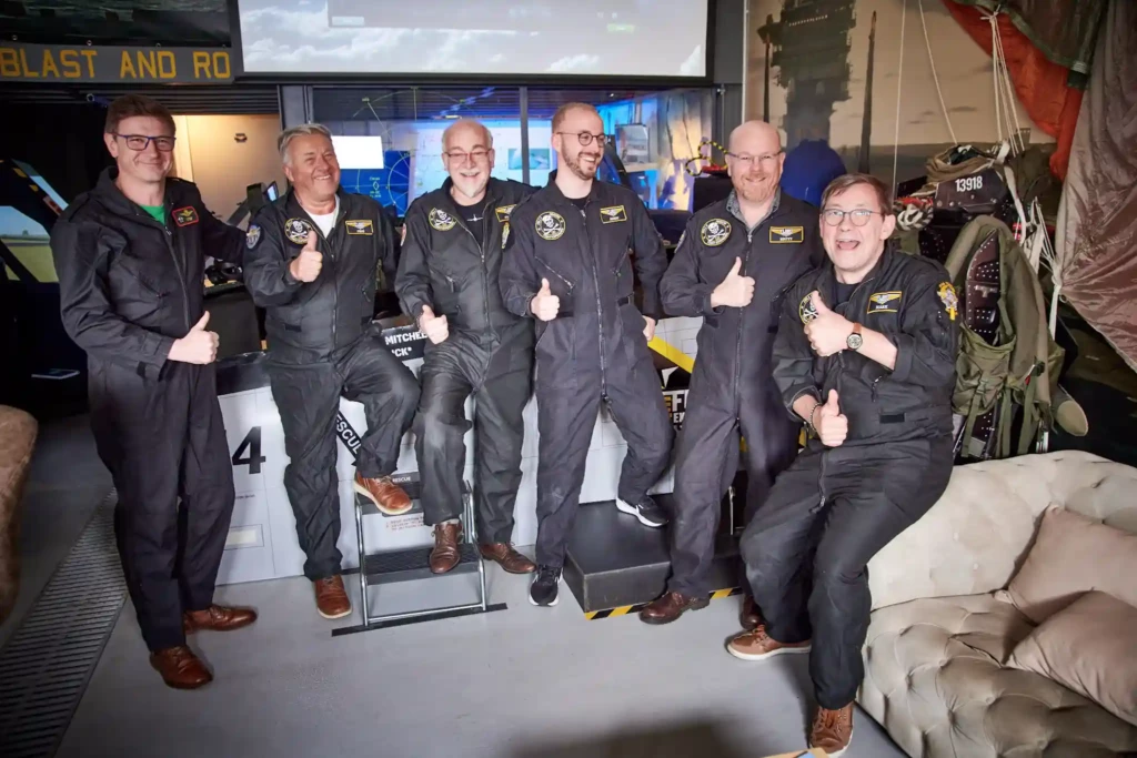 Une des équipes de Flight Experience Nivelles