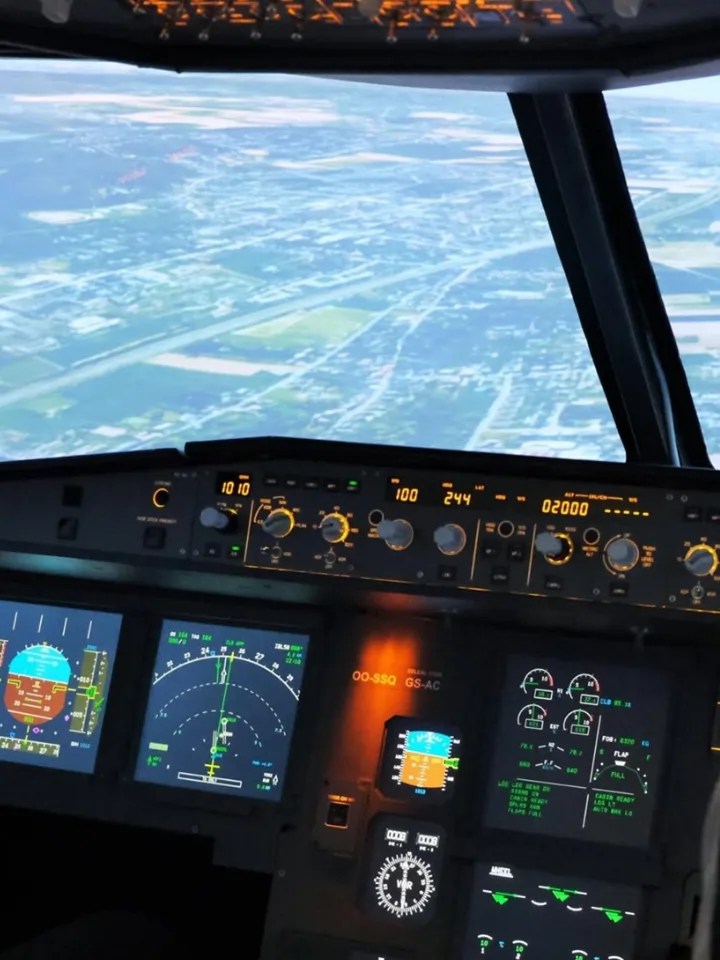 En approche Simulateur de vol airbus Nivelles