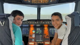 anniversaire dans le cockpit