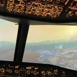 Genève from the cockpit